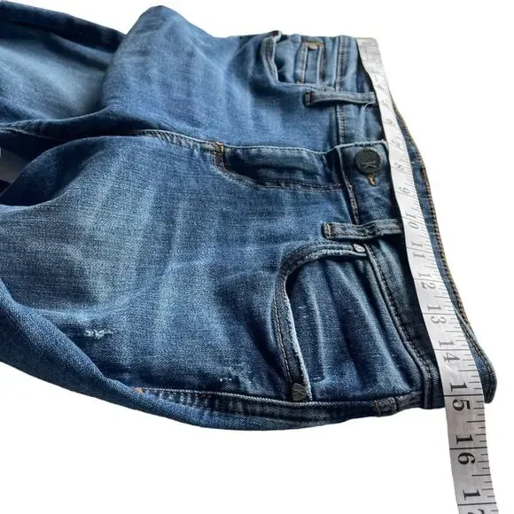 Women's KUT From The Kloth Mia Toothpick Skinny Distressed Denim Ripped‎ Jean 6 - Picture 10 of 13